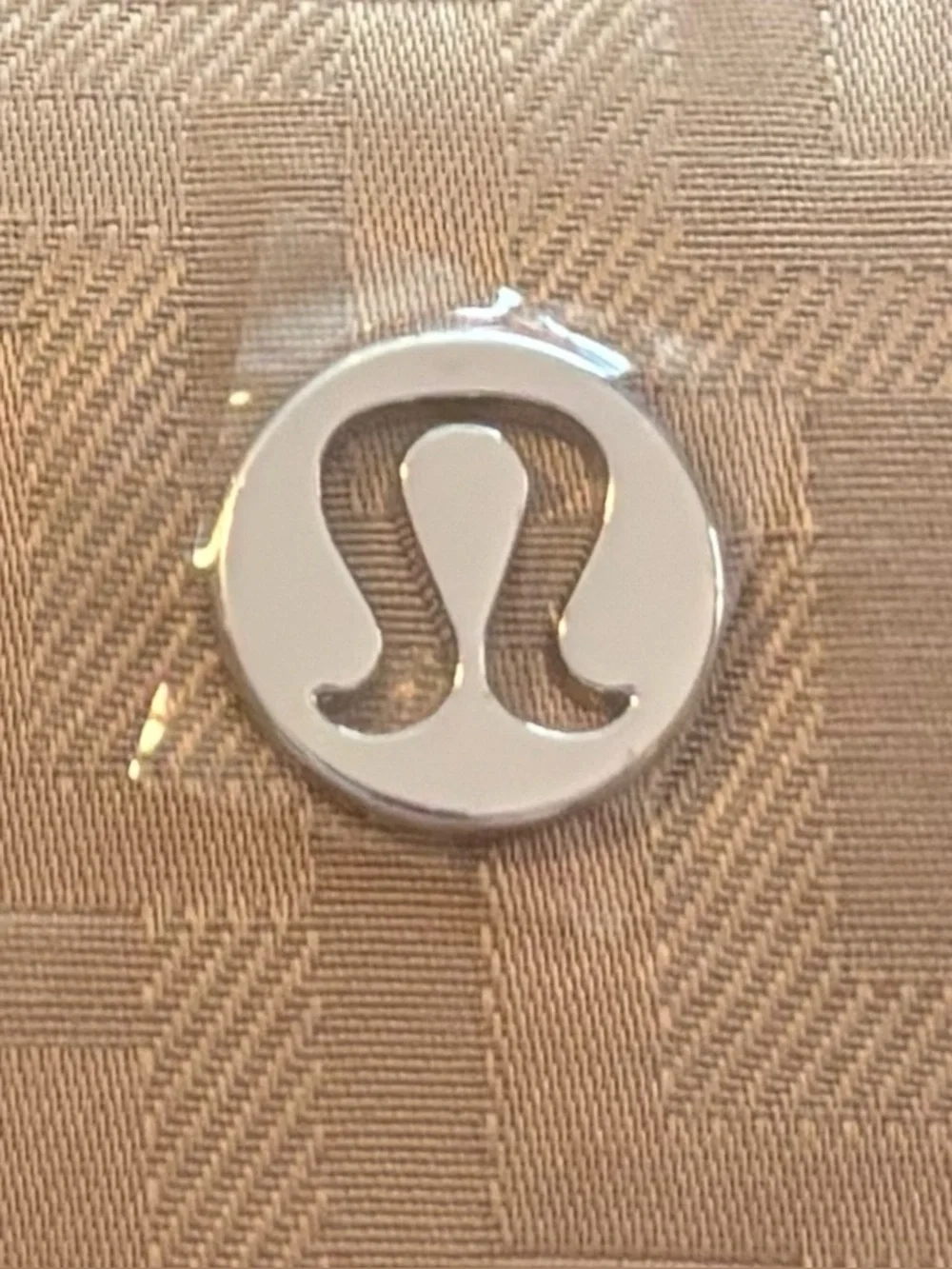 NWT Lululemon City Essentials Mini Shoulder Bag *L Monogram Jacquard Sheer Oak - Picture 3 of 7